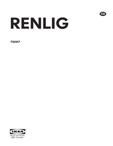 IKEA RENLIGFWM7 User Manual | Manualzz
