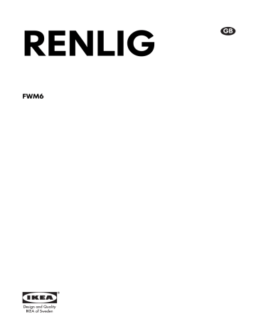 IKEA RENLIGFWM User Manual | Manualzz