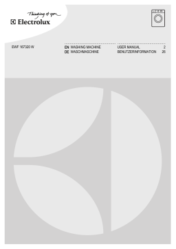 Electrolux EWF167320W User Manual