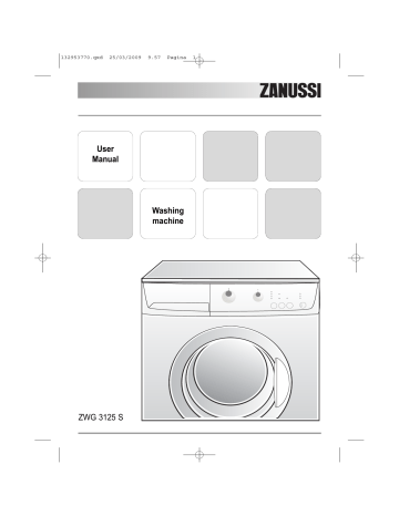 ZANUSSI ZWG3125S User Manual | Manualzz