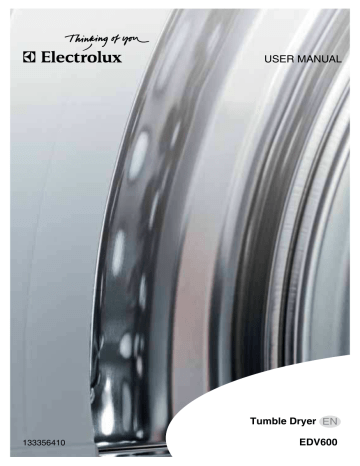 Electrolux EDV600 User Manual | Manualzz