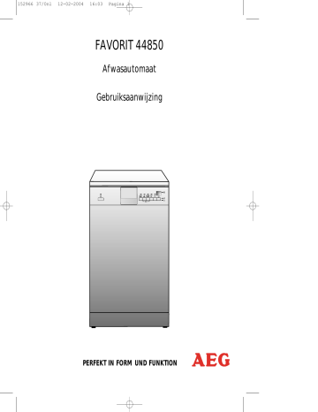 Aeg F44850 Handleiding | Manualzz