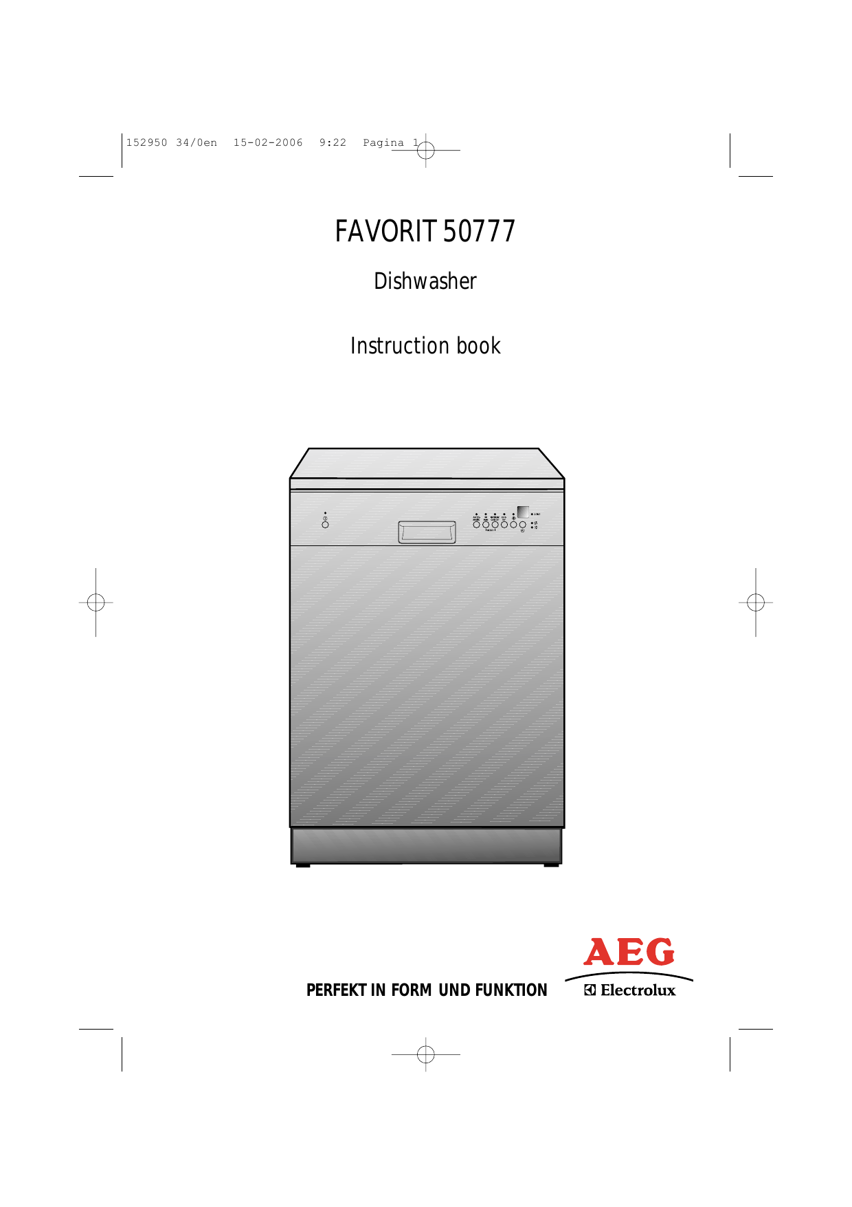 aeg favorit 35085vi dishwasher
