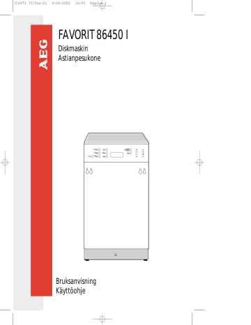 Aeg F.86450IB Ohjekirja | Manualzz