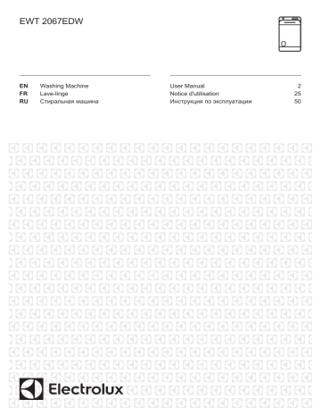 Electrolux EWT2067EDW Руководство пользователя | Manualzz