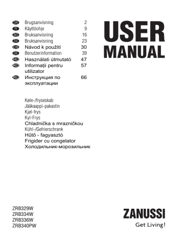 ZANUSSI ZRB334W Basic Guide | Manualzz