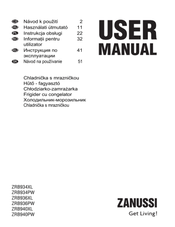 ZANUSSI ZRB934XL Basic Guide | Manualzz