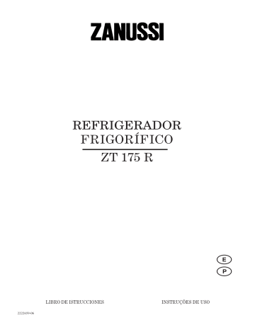 ZANUSSI ZT175R Manual do usuário | Manualzz