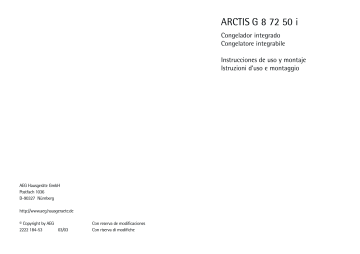 Aeg AG87250I Manuale utente | Manualzz
