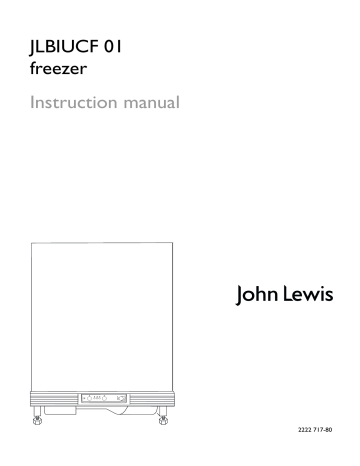 JOHN LEWIS JLBIUCF01 User Manual | Manualzz