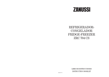 ZANUSSI ZRC704CS User Manual | Manualzz