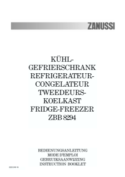 zanussi fridge freezer zbb8294