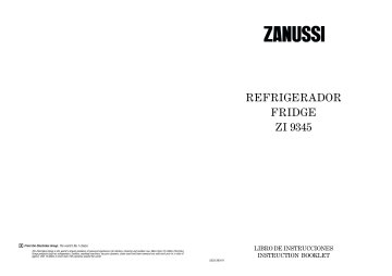 ZANUSSI ZI9345A User Manual | Manualzz
