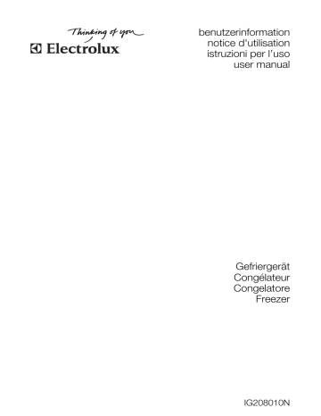 Electrolux IG208010N User Manual | Manualzz