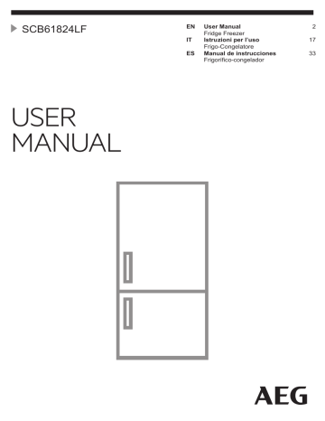 AEG SCB61824LF Manuale utente | Manualzz