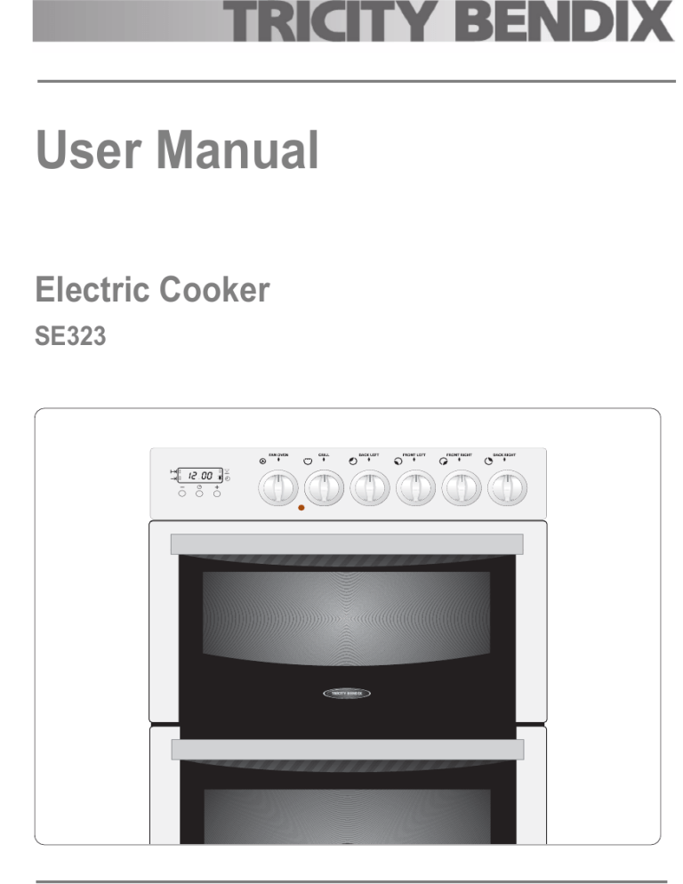 tricity bendix electric cooker