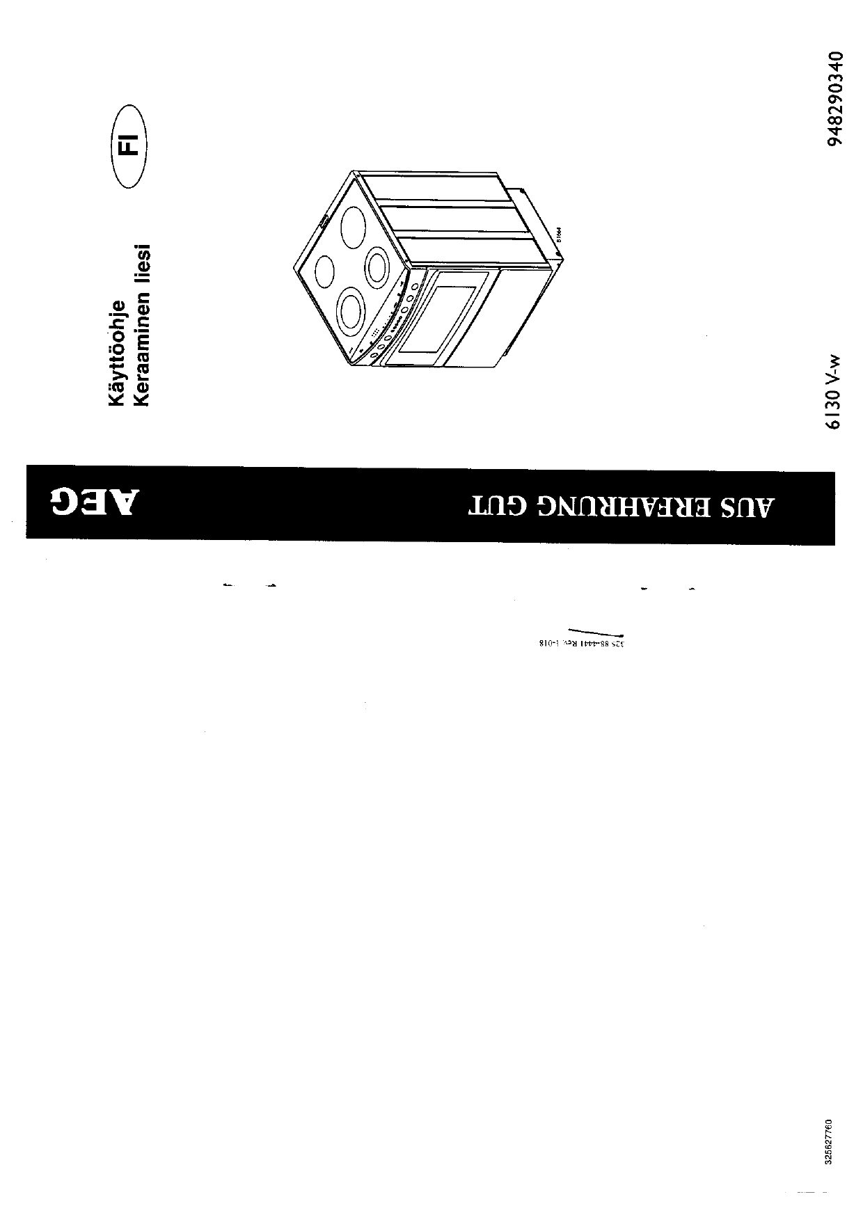 Aeg 6130v W User Manual Manualzz