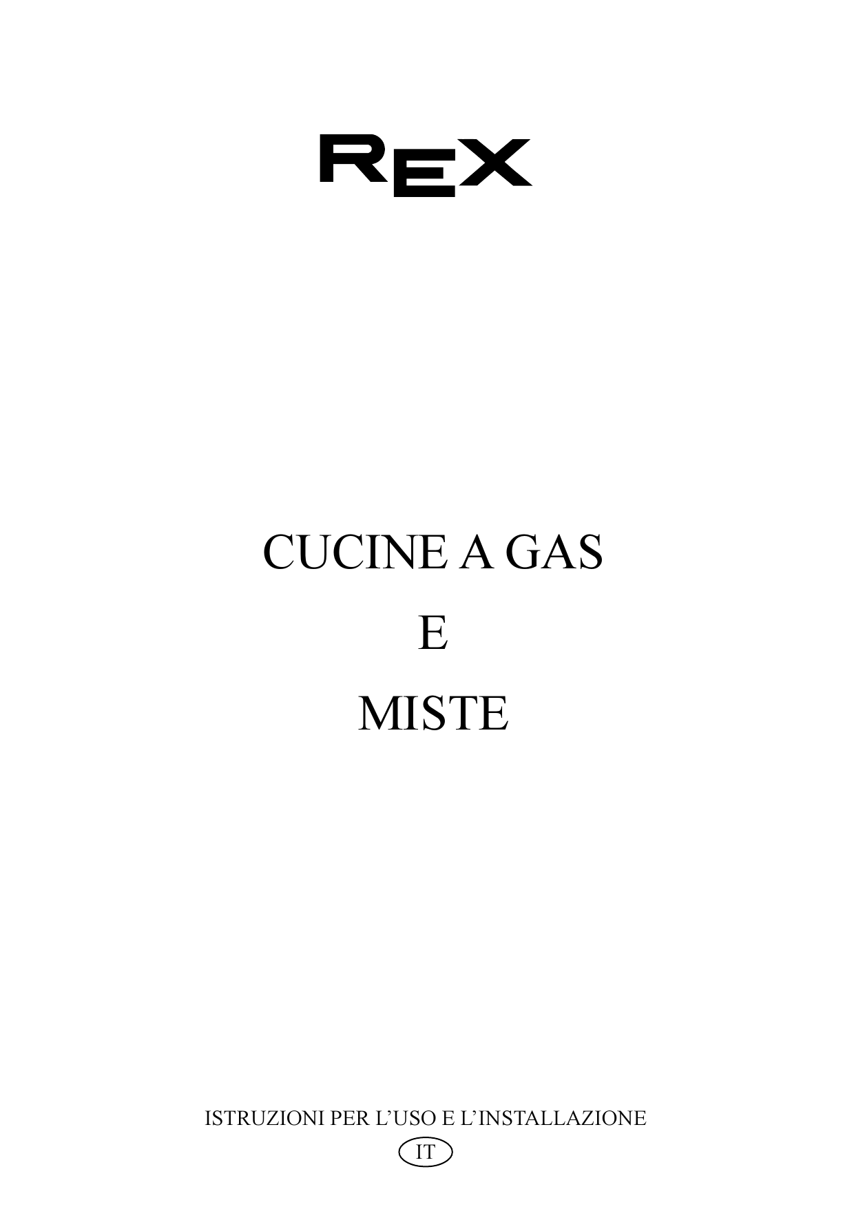 Rex RX953MSA Manuale utente | Manualzz