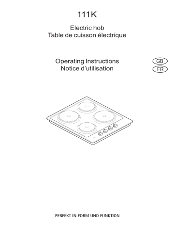 Aeg-Electrolux 111K-W User Manual | Manualzz