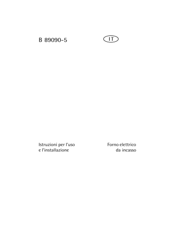 Aeg-Electrolux B89090-5 Manuale utente | Manualzz