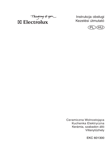 Electrolux EKC601300X Használati utasítás | Manualzz