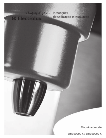 Electrolux EBA60000X Manual do usuário | Manualzz