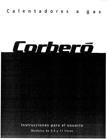 Corbero CGI350ESN Manual de usuario | Manualzz