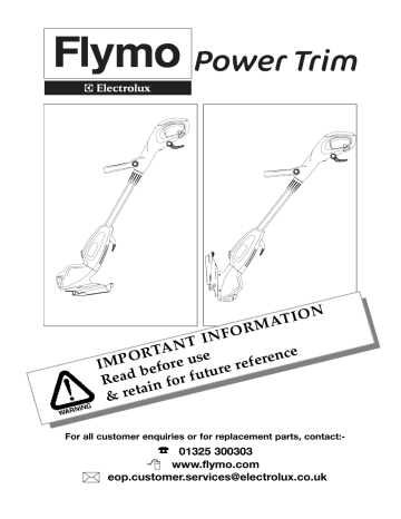 Flymo Power Trim User Manual Manualzz