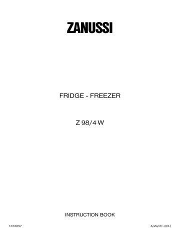 ZANUSSI Z98/4W User Manual | Manualzz