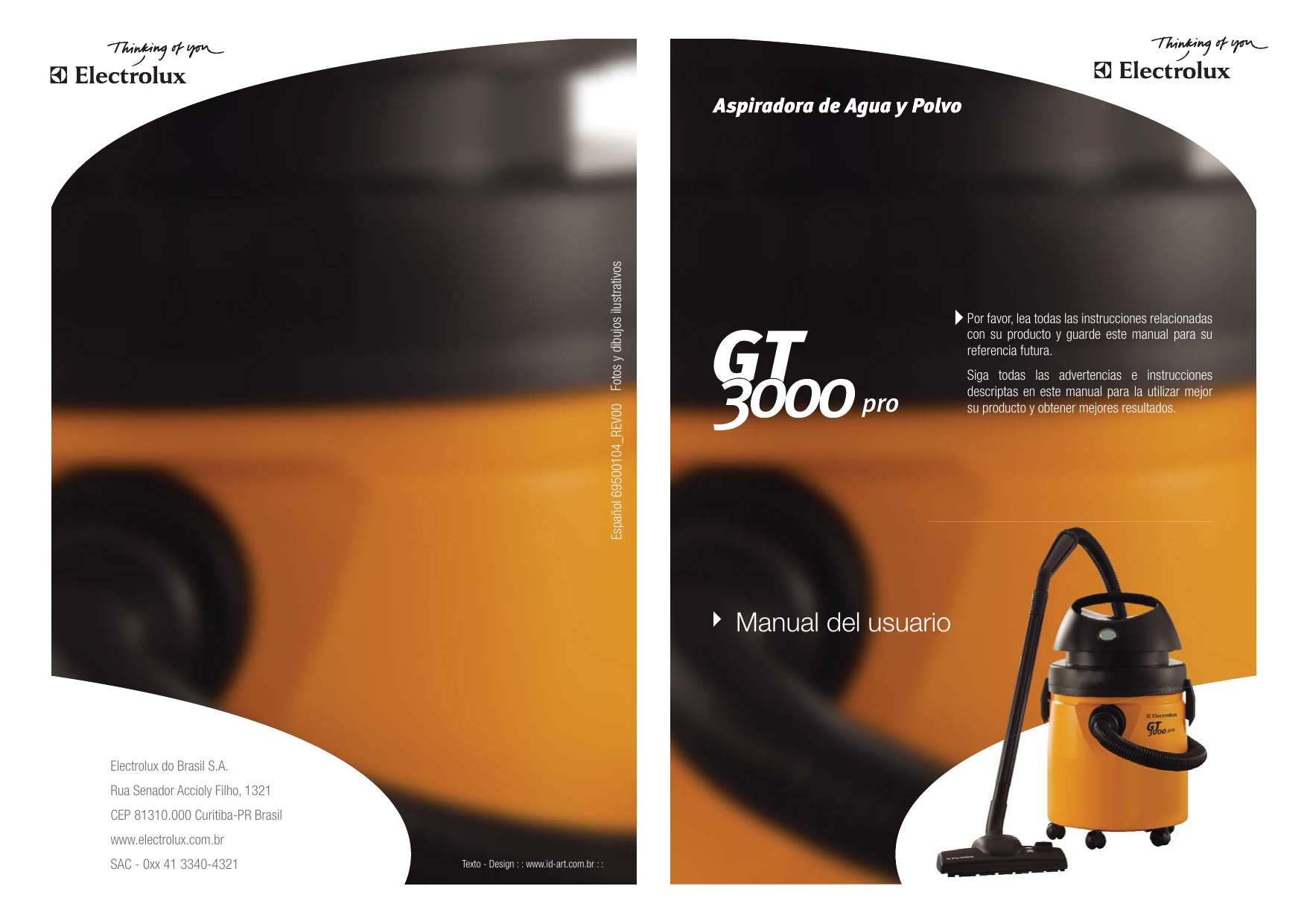 Electrolux GT300 Manual de usuario | Manualzz