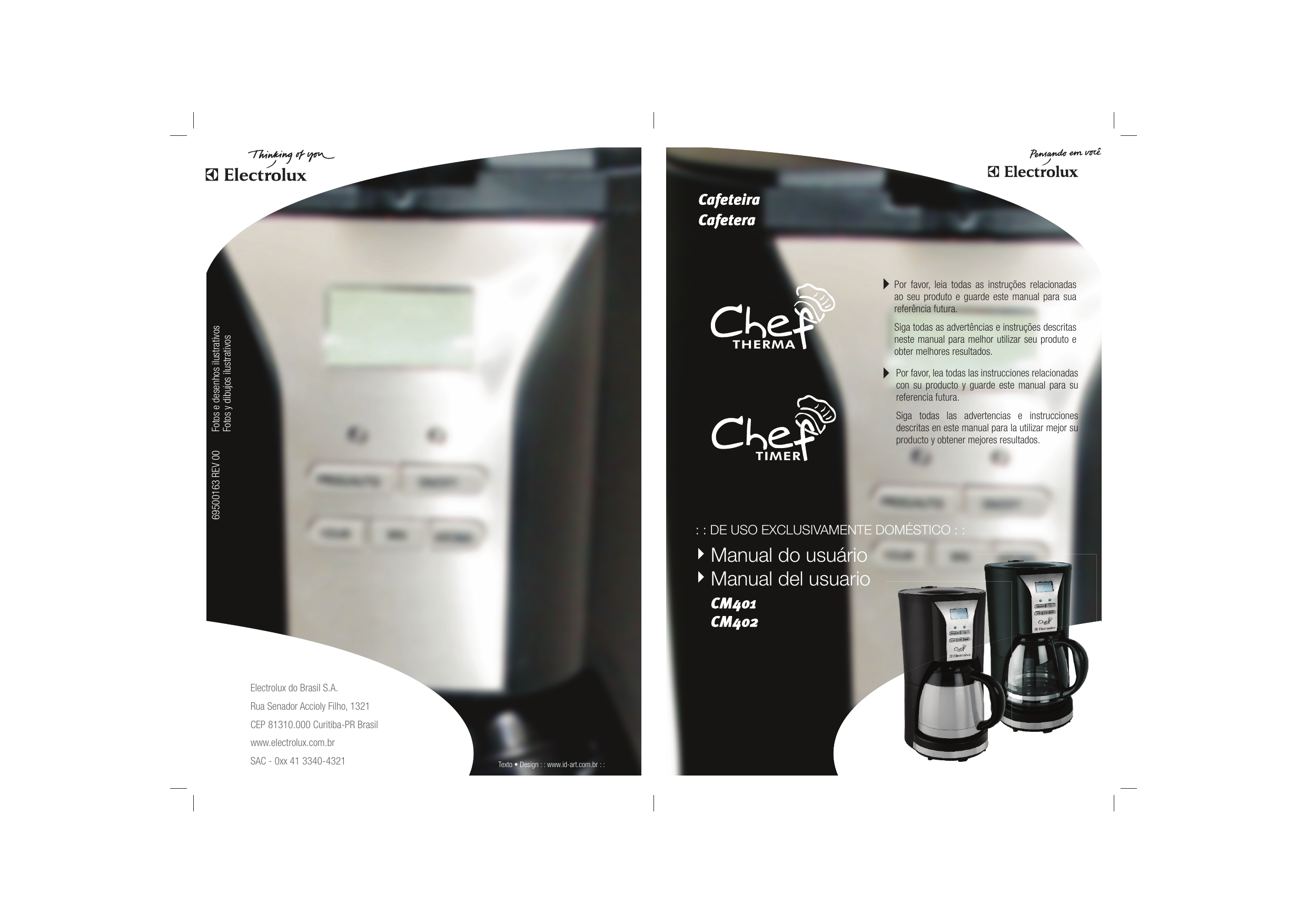 Electrolux CM402 Manual de usuario | Manualzz