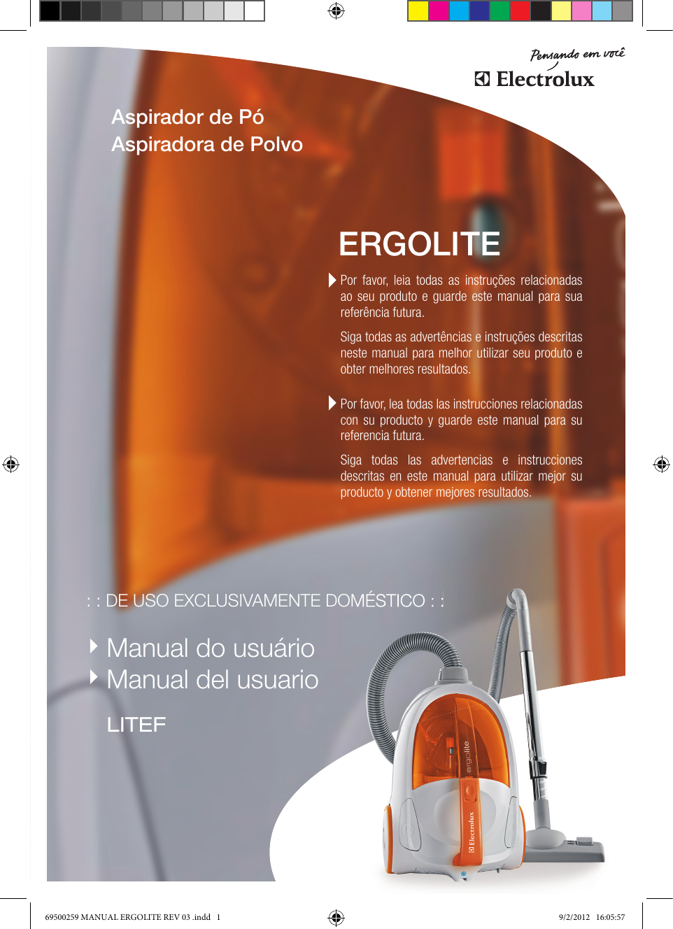 Electrolux LITEF Manual de usuario | Manualzz