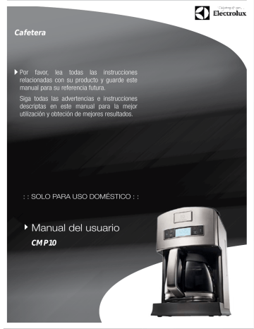 Electrolux CMP10 Manual de usuario | Manualzz