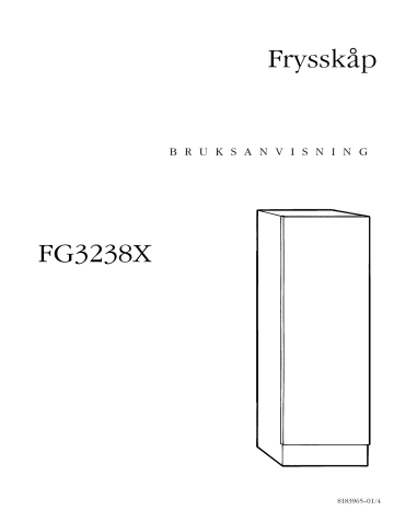 Elektro Helios FG3238X Användarmanual  Manualzz