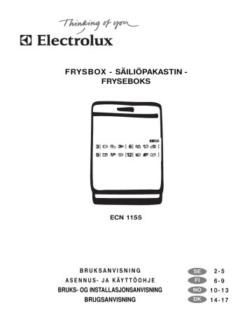Electrolux ECN1155 Brugermanual | Manualzz