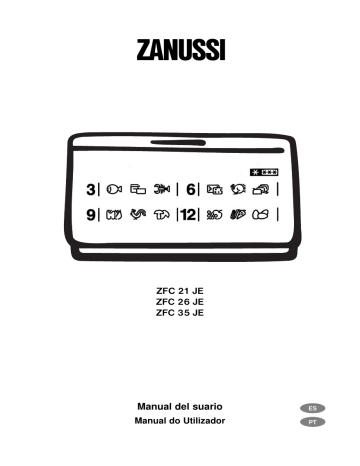 ZANUSSI ZFC21JE Manual do usuário | Manualzz