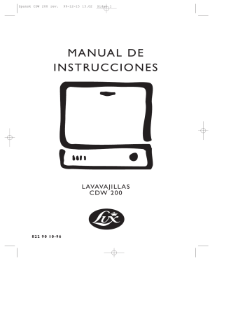 Lux CDW200  Manual de usuario | Manualzz
