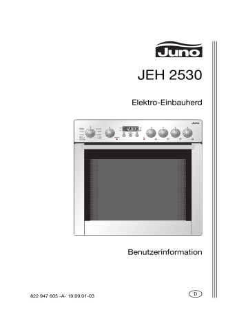 Juno JEH2530 E Benutzerhandbuch | Manualzz
