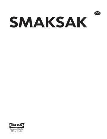 IKEA SMAKSAOVPB User Manual | Manualzz