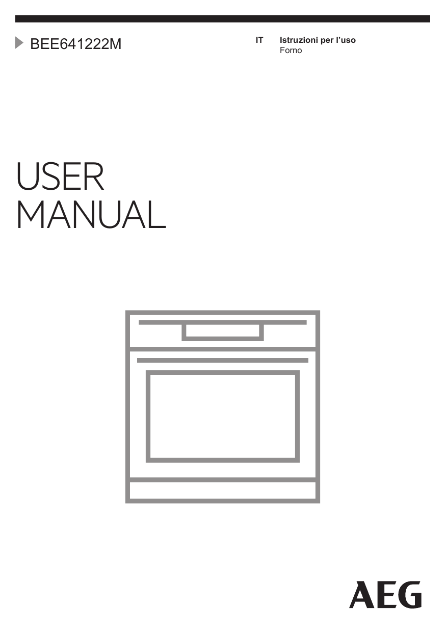 Aeg BEE641222M Manuale utente | Manualzz