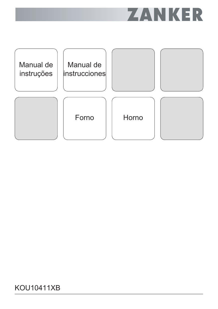 Uso diario. ZANKER KOU10411XB | Manualzz