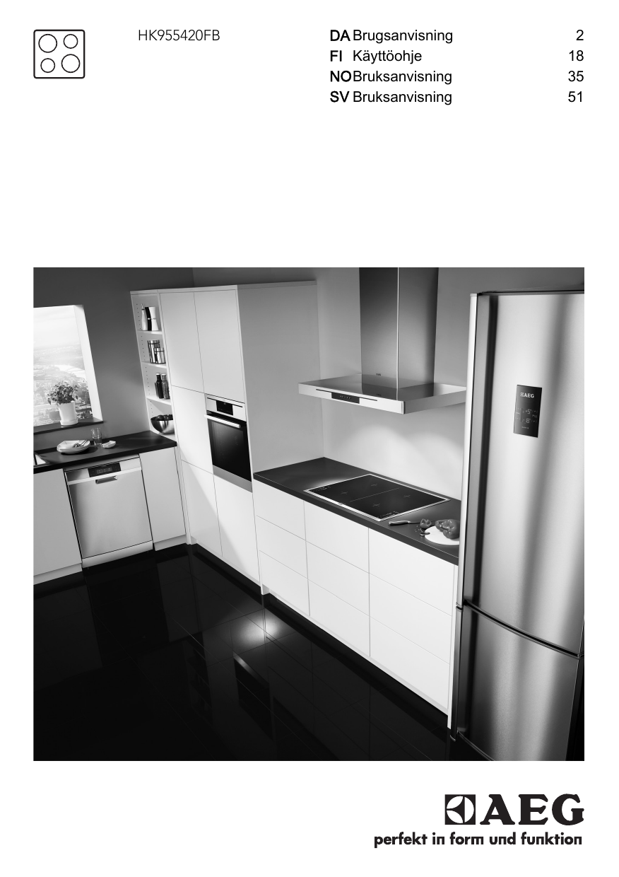 AegElectrolux HK955420FB Brukermanual Manualzz