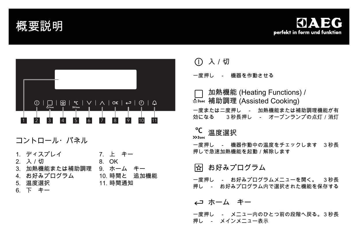 Aeg Ks8100001m クイックスタートガイド Manualzz