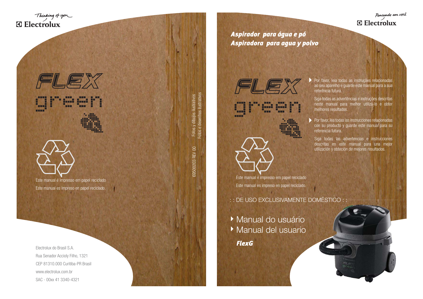 Electrolux FLEXG Manual do usuário | Manualzz