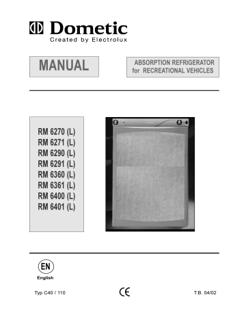 Electrolux Loisirs Rm6401lh Rm6401 Rm6361 User Manual Manualzz
