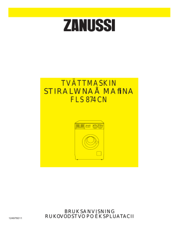 ZANUSSI FLS874CN  Руководство пользователя | Manualzz