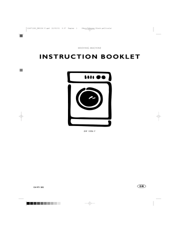 Electrolux EW1006F User Manual | Manualzz