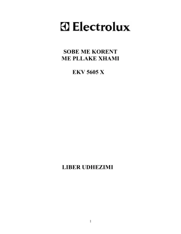 Electrolux EKV5605X User Manual | Manualzz