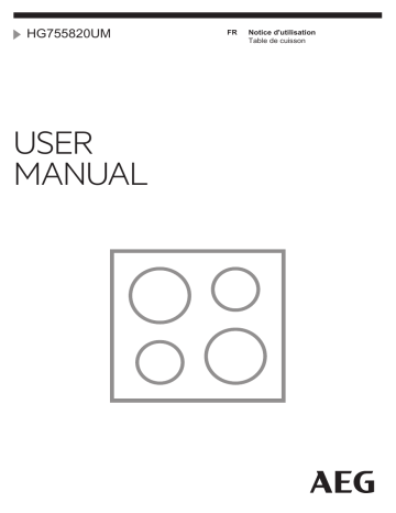 Aeg HG755820UM User Manual | Manualzz