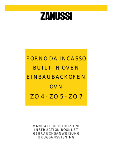 ZANUSSI ZOB5 User Manual | Manualzz